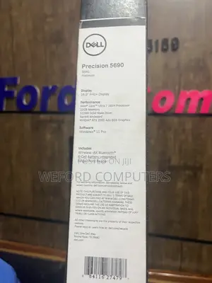 New Laptop Dell Precision 5690 32GB Intel Core Ultra 7 SSD 512GB