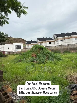 850sqm Land in Maitama for Sale