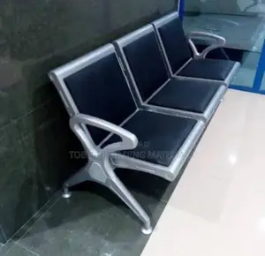 3-Seater Padded Waiting Room Bench / Airport Chair