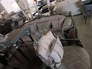 Contemporary Turkey Sofa With Center Table and Side Stools
