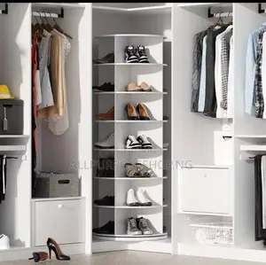 7 Tier Rotating Free Standing Shoe Space
