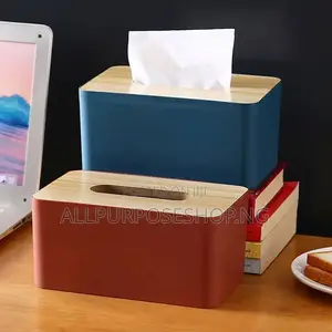 Wooden Tissue Box