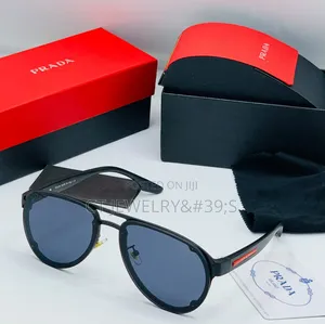 Luxury Prada Sunglasses, Black Frame for the Fashionable