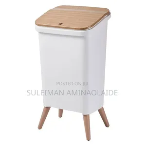 Trash Can With Press
