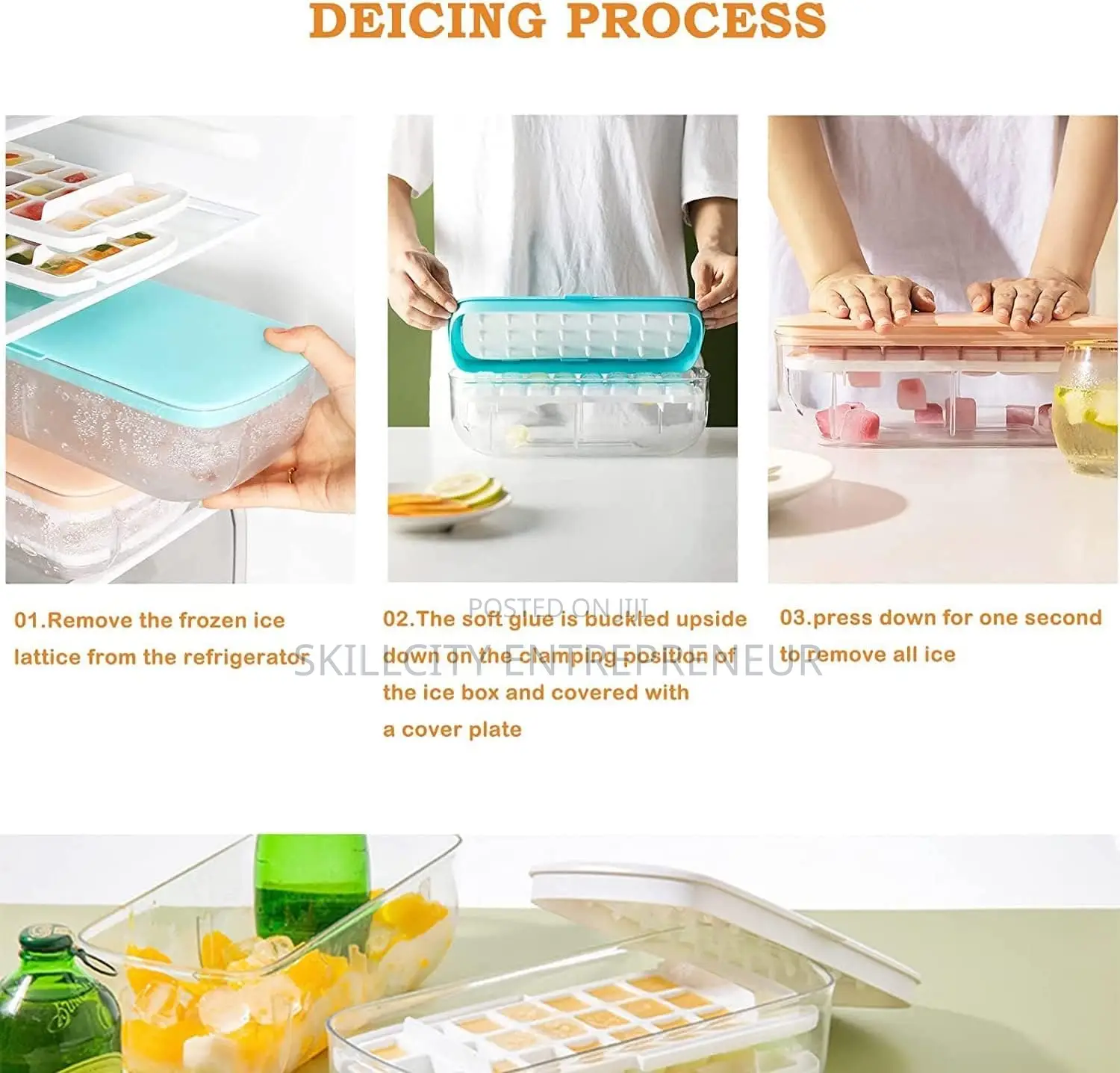 Double Layers Ice Maker