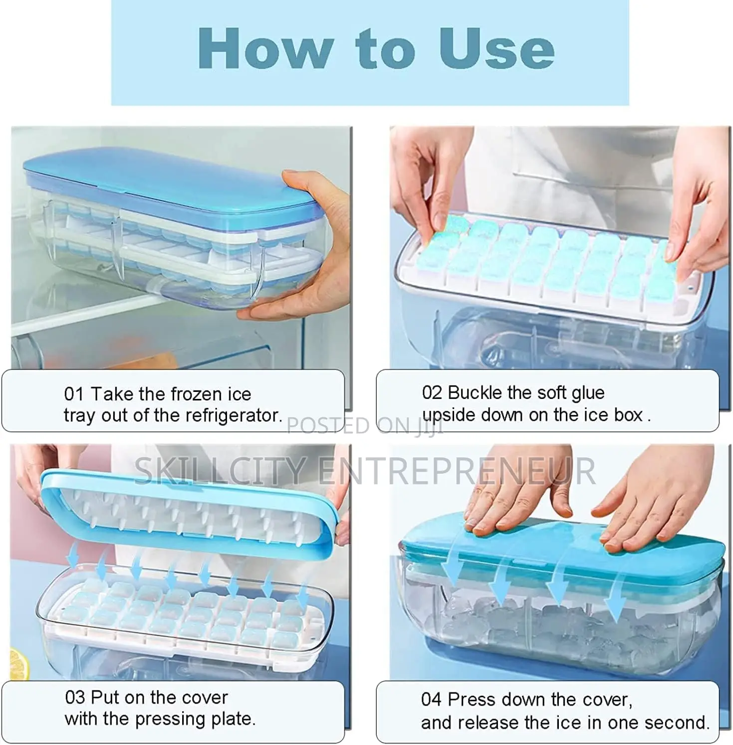 Double Layers Ice Maker