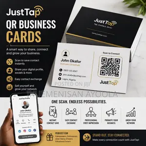 Justtap Qr Business Cards