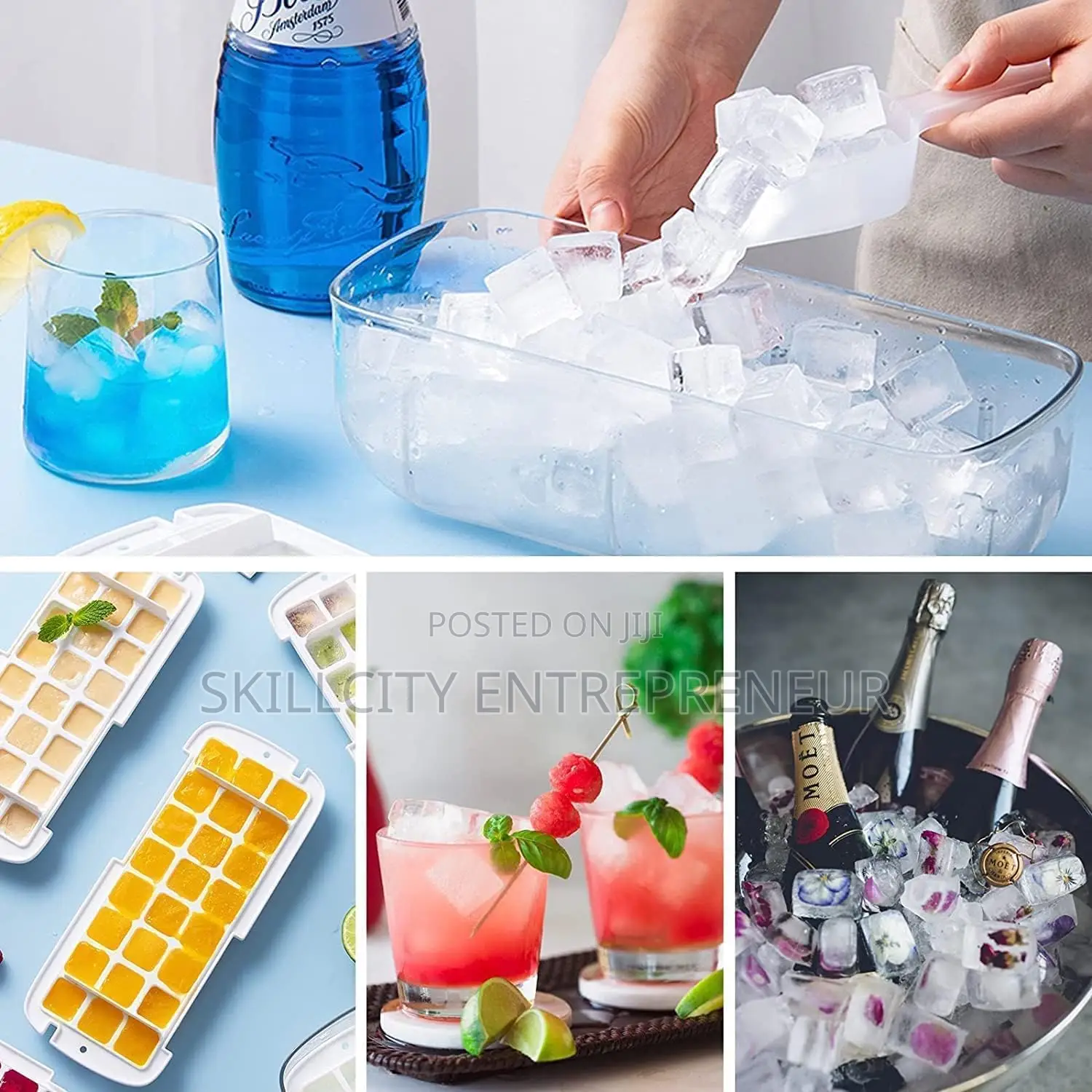 Double Layers Ice Maker
