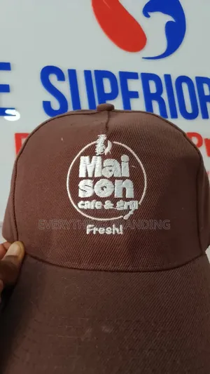 Custom Employee Staff Face Cap, Monogram Embroidery Branding