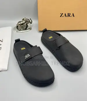 Zara Premium Suede Clogs for Men – Refined Comfort Style