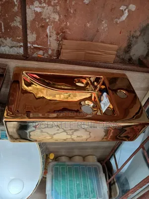 Gold Ceramic Wash Hand Basin