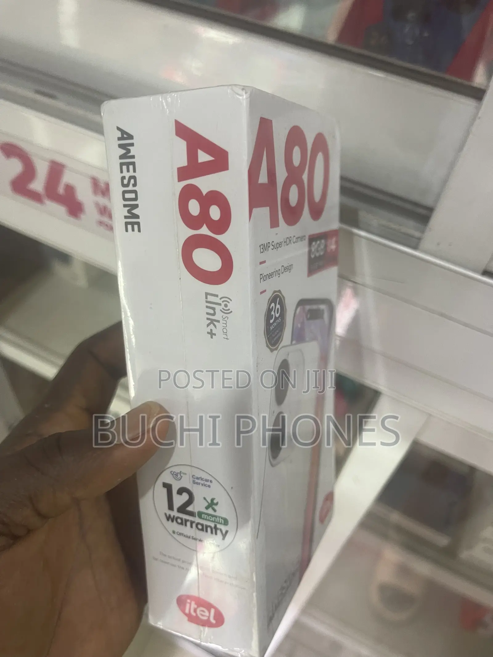 New Itel A80 64 GB White