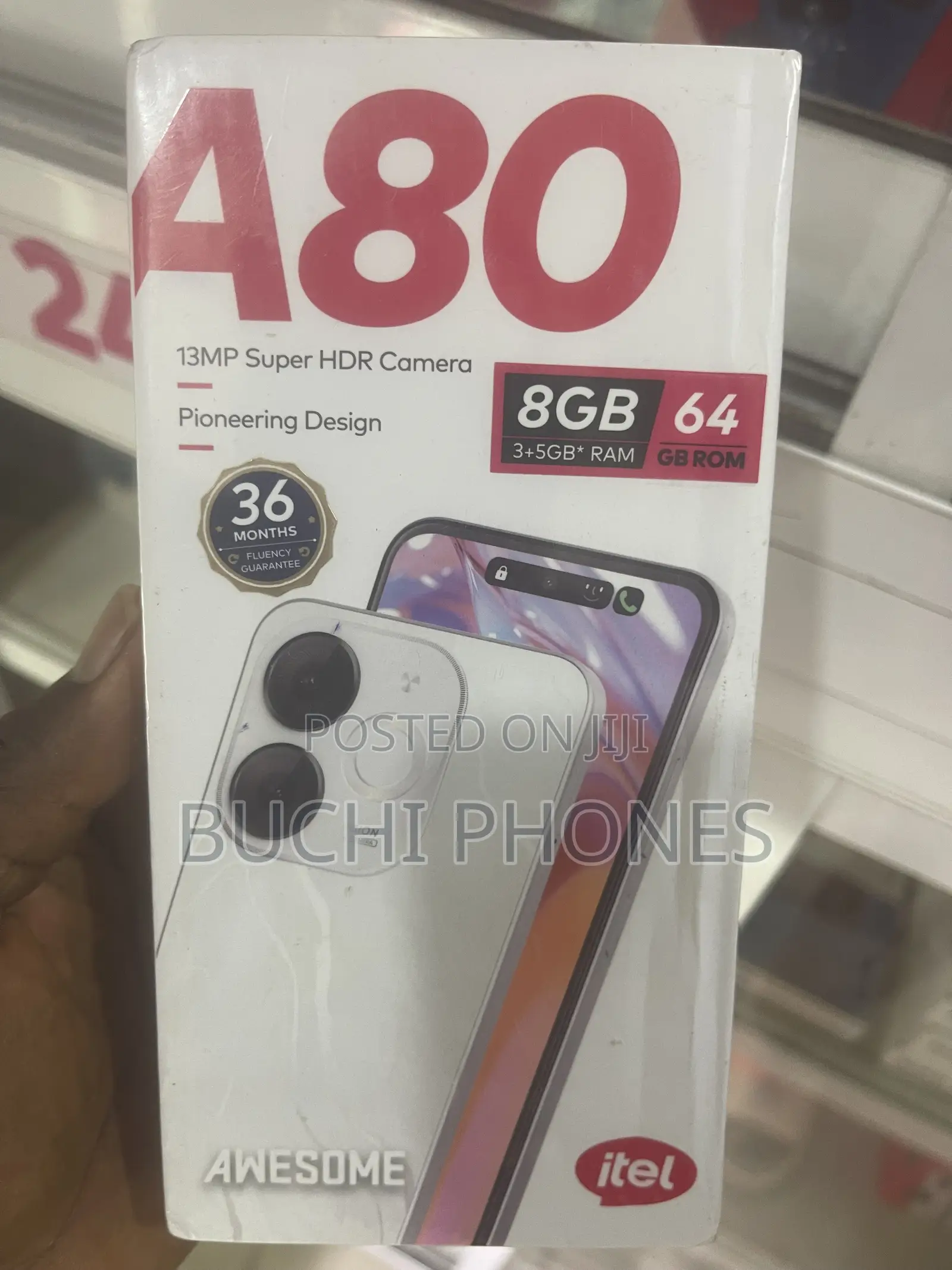 New Itel A80 64 GB White