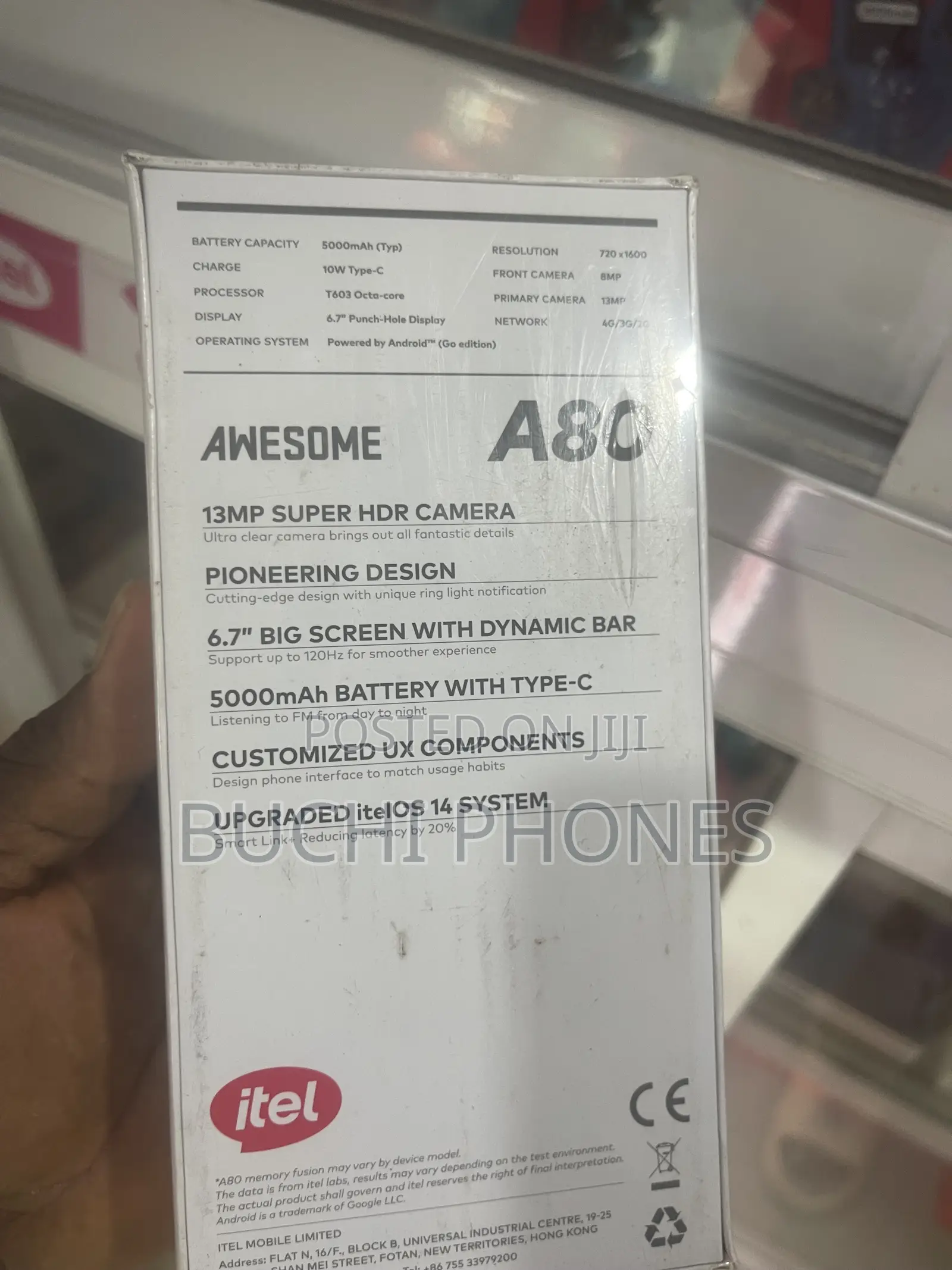 New Itel A80 64 GB White