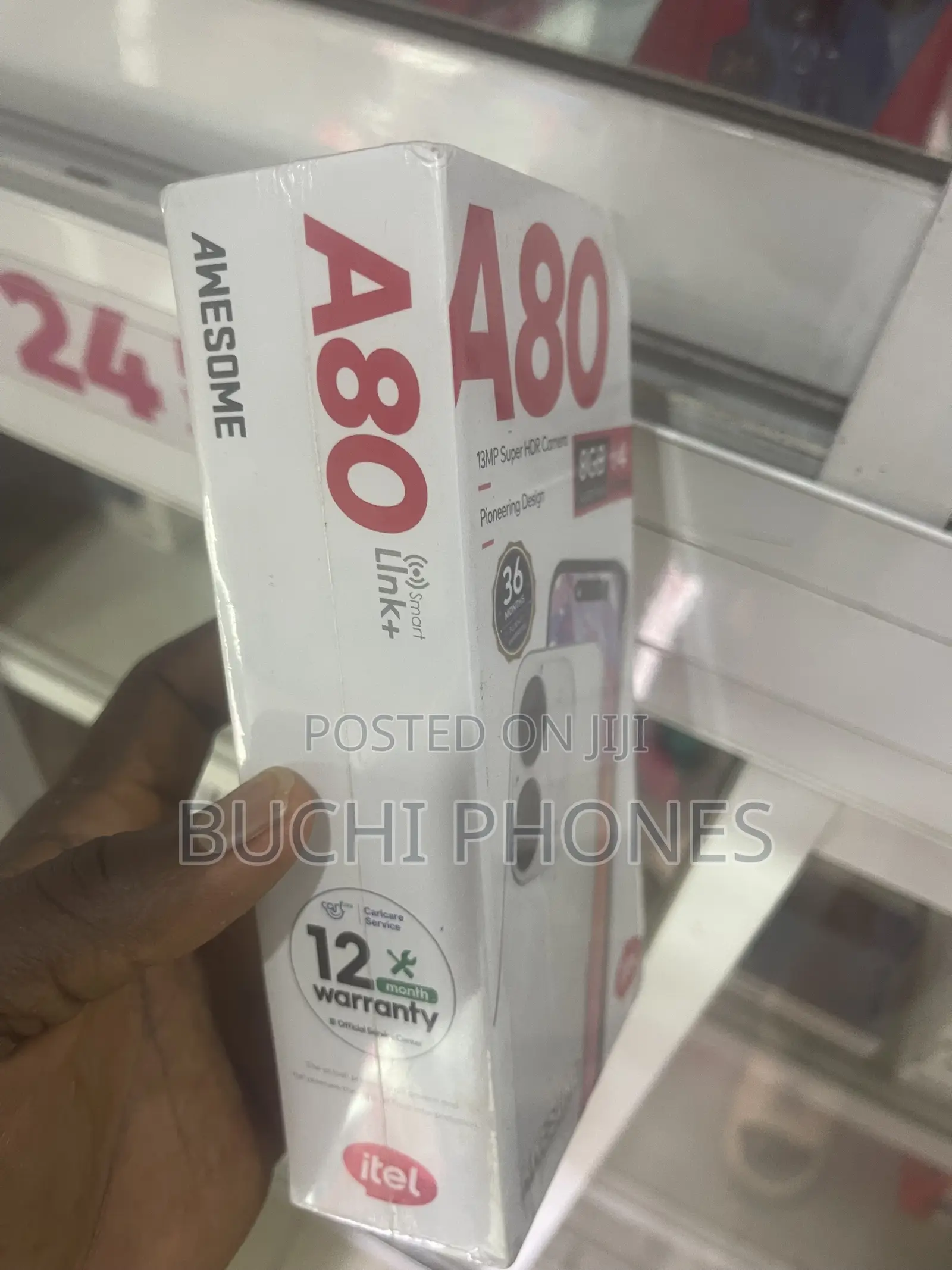New Itel A80 64 GB White