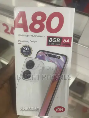 New Itel A80 64 GB White