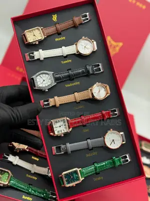 Quality Female 7n1 Leather Wrist-Watch