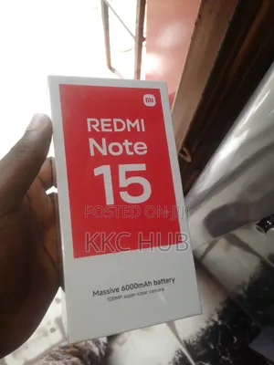 New Xiaomi Redmi Note 15 128 GB Black