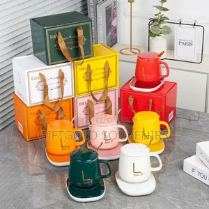 Ceramic Coffee Mug With Heating Pad