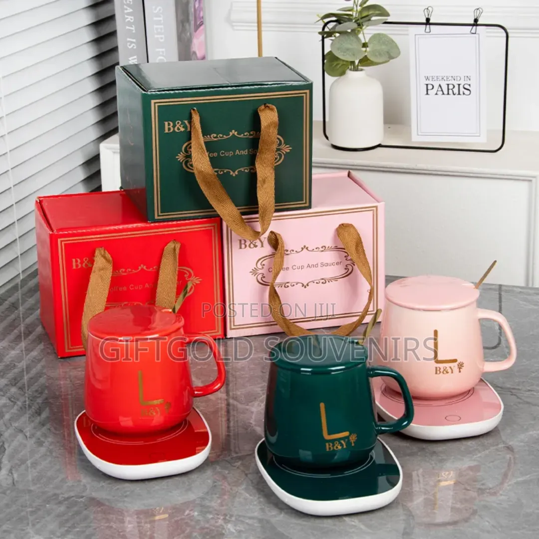 Ceramic Coffee Mug With Heating Pad