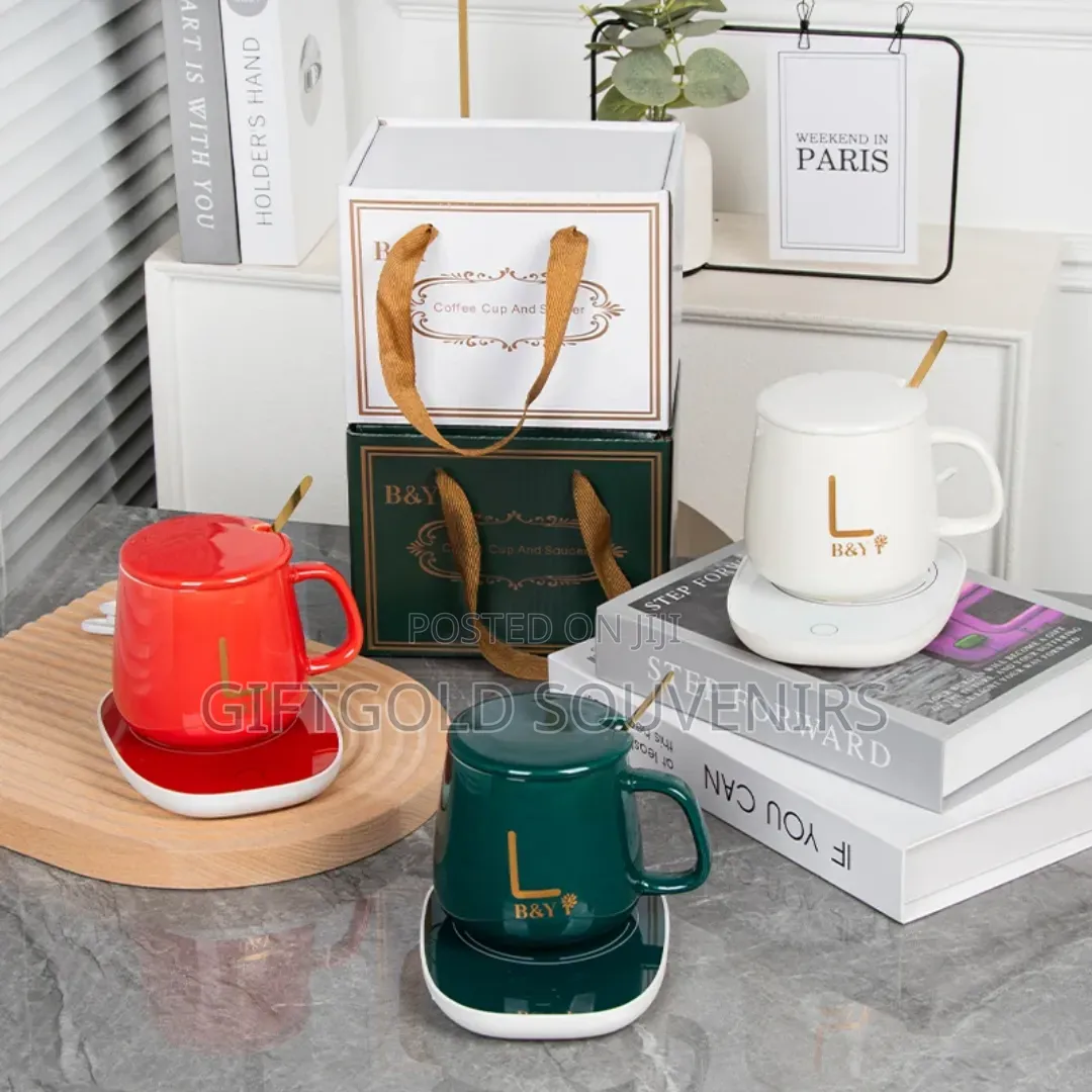 Ceramic Coffee Mug With Heating Pad