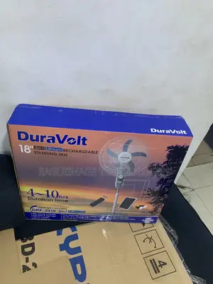 Duravolt Rechargeable Fan With Usb Phone Charging