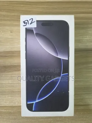 New Apple iPhone 16 Pro Max 512 GB Black