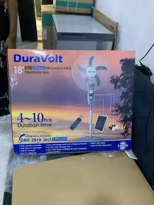 Duravolt 3-in-1 Standing Fan 18 Inches - DRF-2918 Model