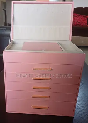 Luxury Jewellery Box / Make Up Organizer - Pink
