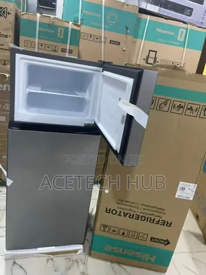 Hisense Double Door Fridge 124l Silver