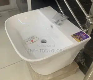 Suspended Wall Basin and Pedestal
