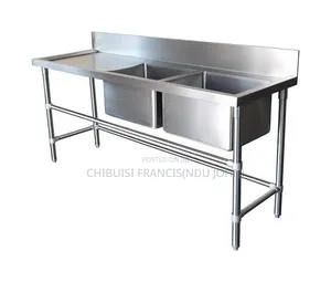 Industrial Heavy Duty Commercial Kitchen Sink (For Restaurant Hotels
