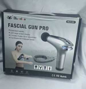 4 Head Blueidea Fascial Gun Pro Massager -Led Display, Extended Handle