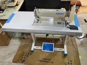 Jukah Straight Sewing Machine With Servo Motor Industrial Power