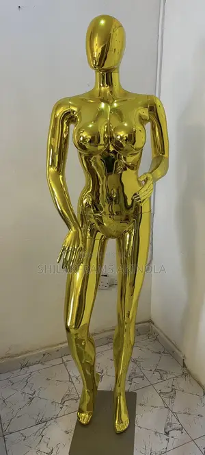 Female Gold Mannequin for Sell