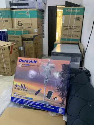 Duravolt DRF-2918 Solar Compatible Fan With Usb Charging