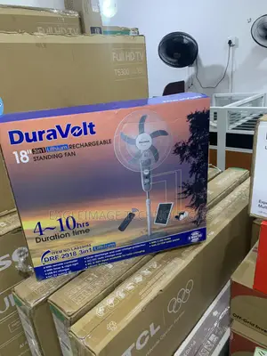 Duravolt DRF-2918 Rechargeable Fan for Power Outages