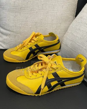 High Quality Onitsuka Tiger Shoes Yellow and Black