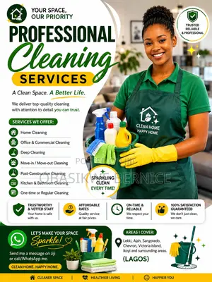 Trusted Cleaners for Home, Offices and Apartments