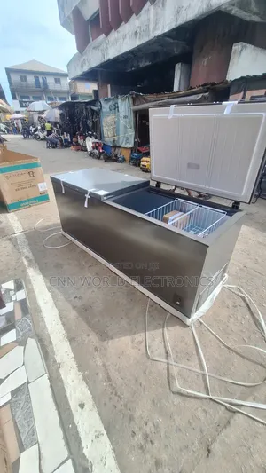 New Hisense 702l Double Door Deep Freezer Super Cooling Longest Size