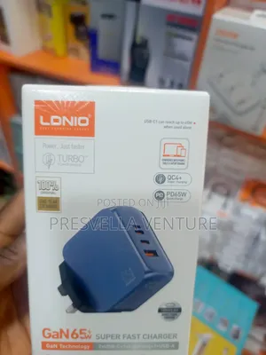 Ldnio Gan65w Super Fast Charger
