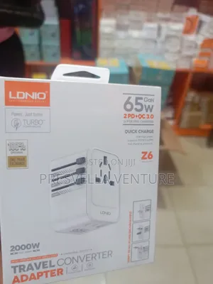 Ldnio Z6 Gan65w Travel Converter Adapter