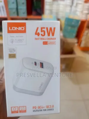 Ldnio A2526c 45w Fast Wall Charger