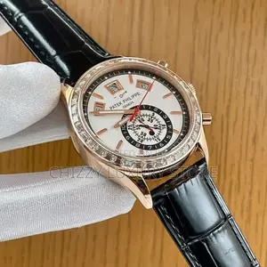 Patek Philippe Quality Luxury Iced Face Automatic Engine Wristwatch