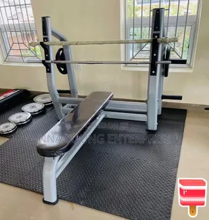 Commercial-Grade Olympic Flat Weight Bench