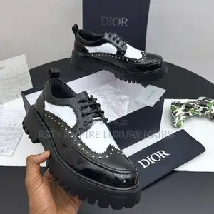 Christian Dior Shoe With Stones “Black White”*