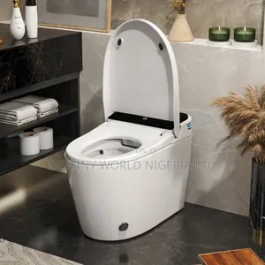 Intelligent Toilet Features Automatic Lid Opening and Touchless Flushg