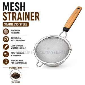 Mini Wood Grain Tea Strainer –Mesh Filter L200mm X D65mm