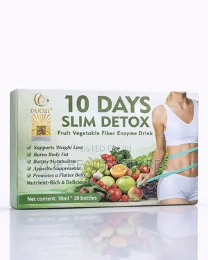 Duozi 10 Days Slim Detox Fiber Enzyme Drink (10 Bottles X 30ml)