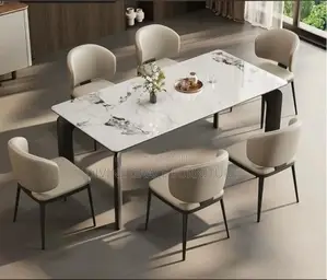 High Quality Executive Marble Dining Table Set